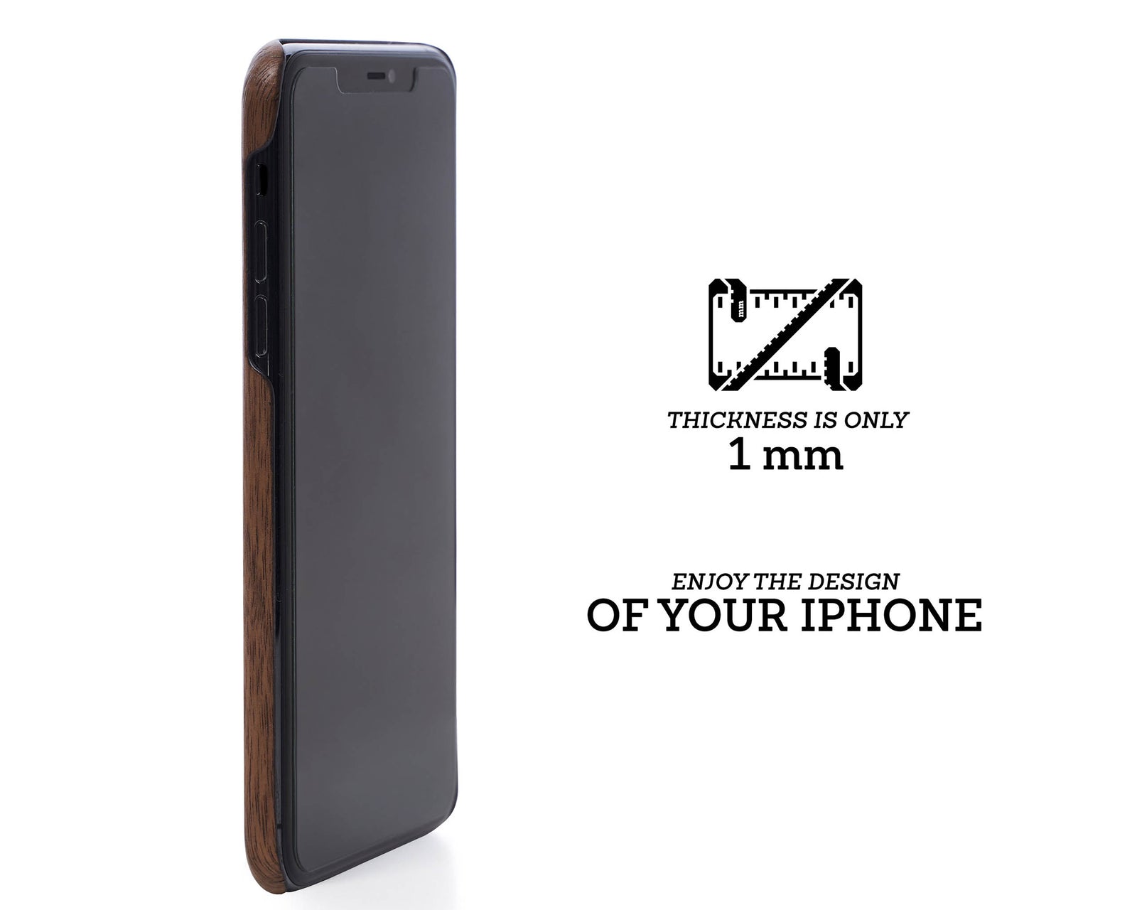 iphone case cover wood protection protective walnut hardcase