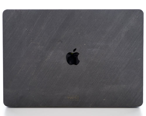 MACBOOK PROTECTIVE CASE - Made of Real Stone - Silver Grey