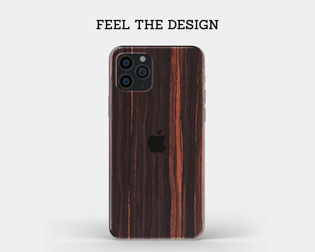 IPhone Skin - Ebony Wood