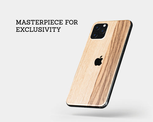 IPhone Skin - Black Frake Wood