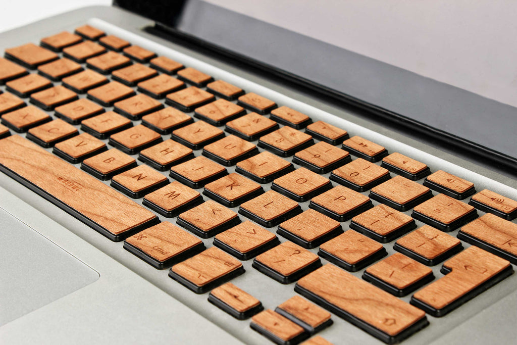 Macbook Wood Keyboard Skin - Cherry