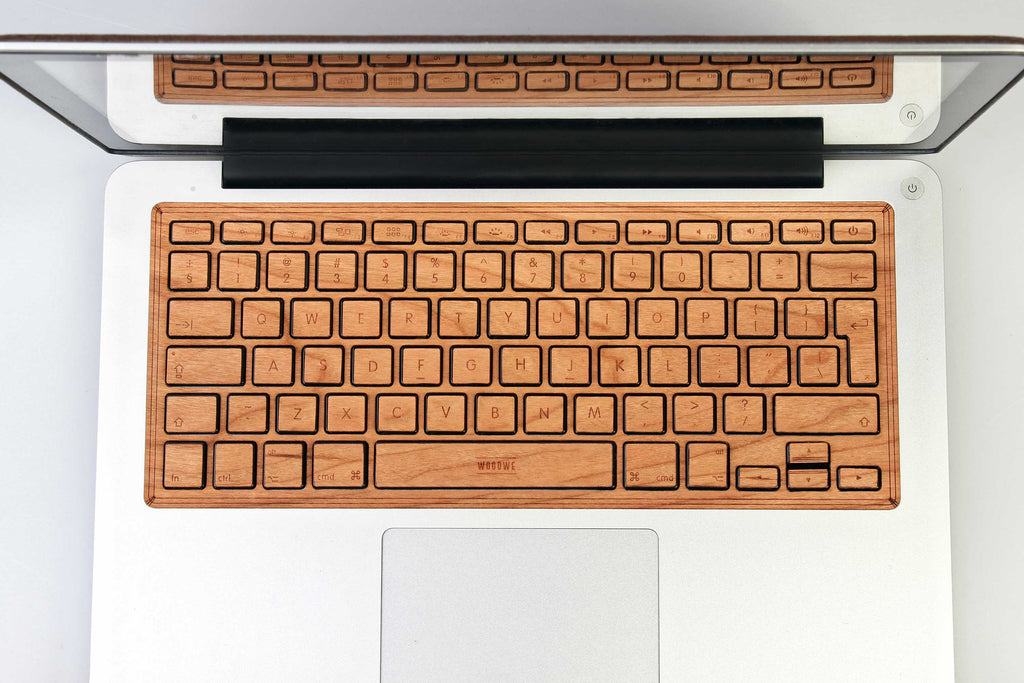 Macbook Wood Keyboard Skin - Cherry