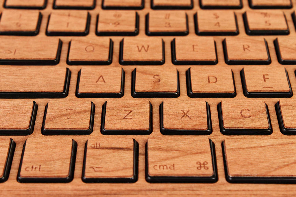 Macbook Wood Keyboard Skin - Cherry