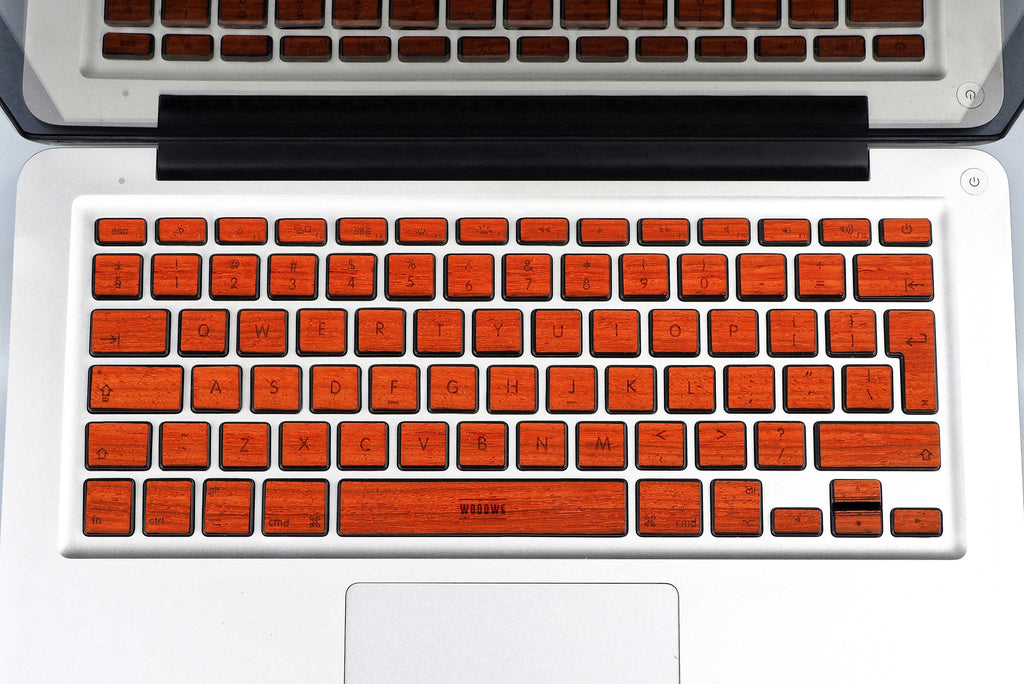 Macbook Wood Keyboard Skin - Padauk