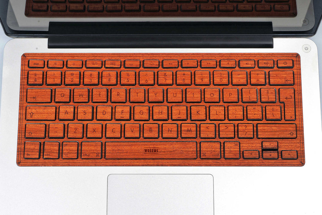 Macbook Wood Keyboard Skin - Padauk