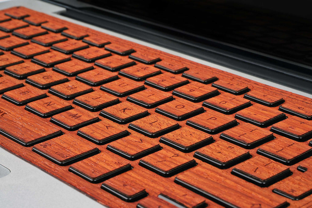 Macbook Wood Keyboard Skin - Padauk