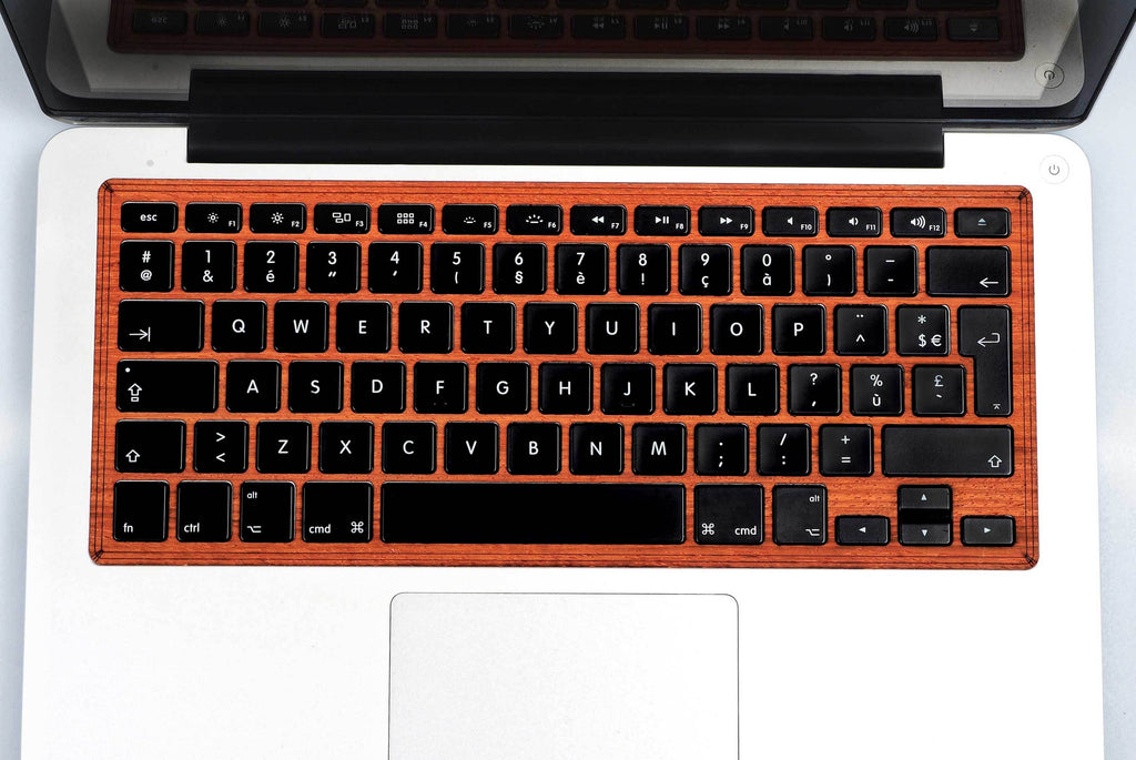 Macbook Wood Keyboard Skin - Padauk