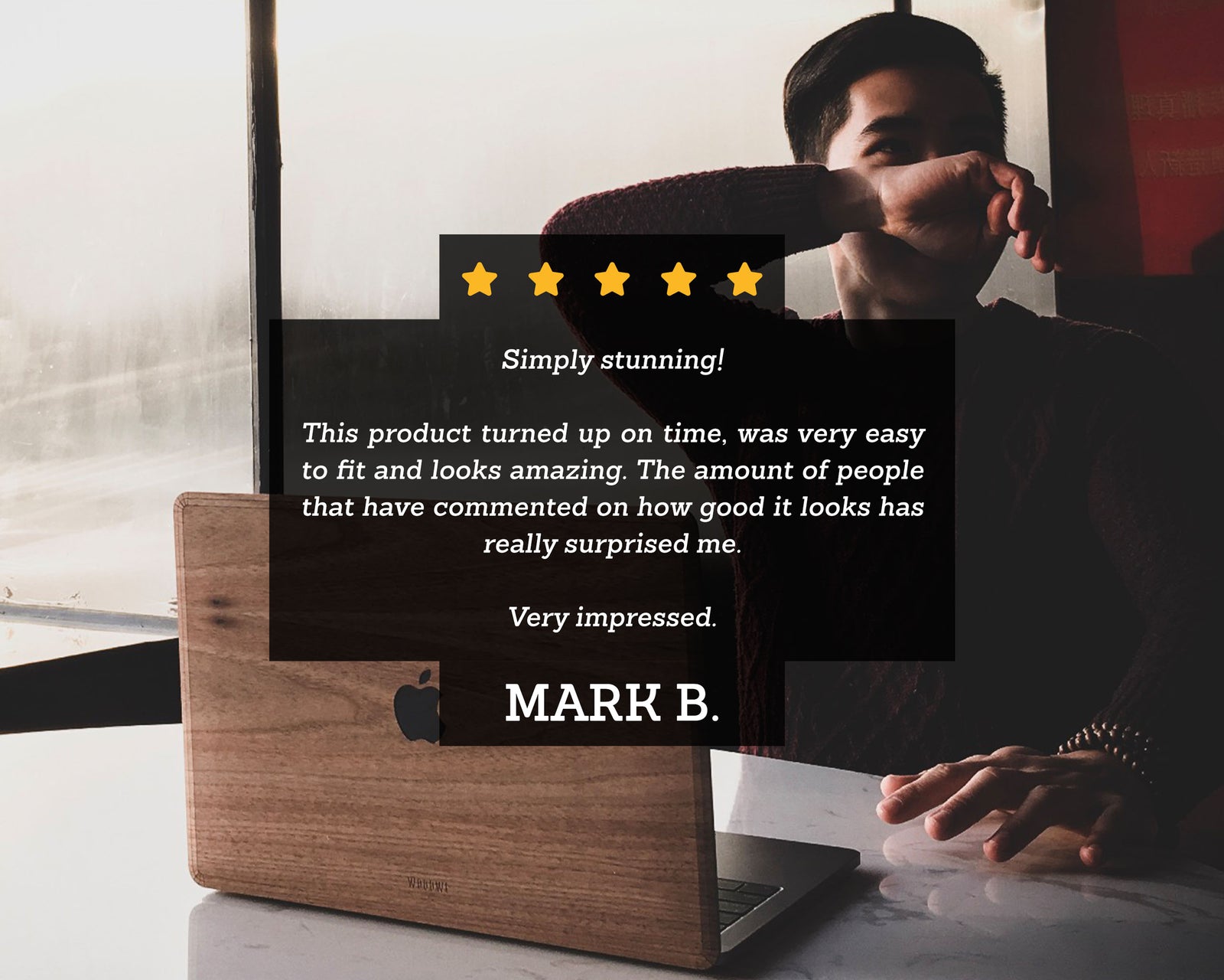 Spooky Bear - Character - Macbook Wood Skin