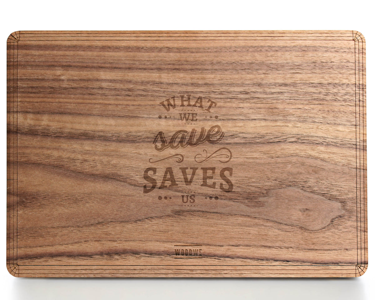 Saves Us - Macbook Wood Skin