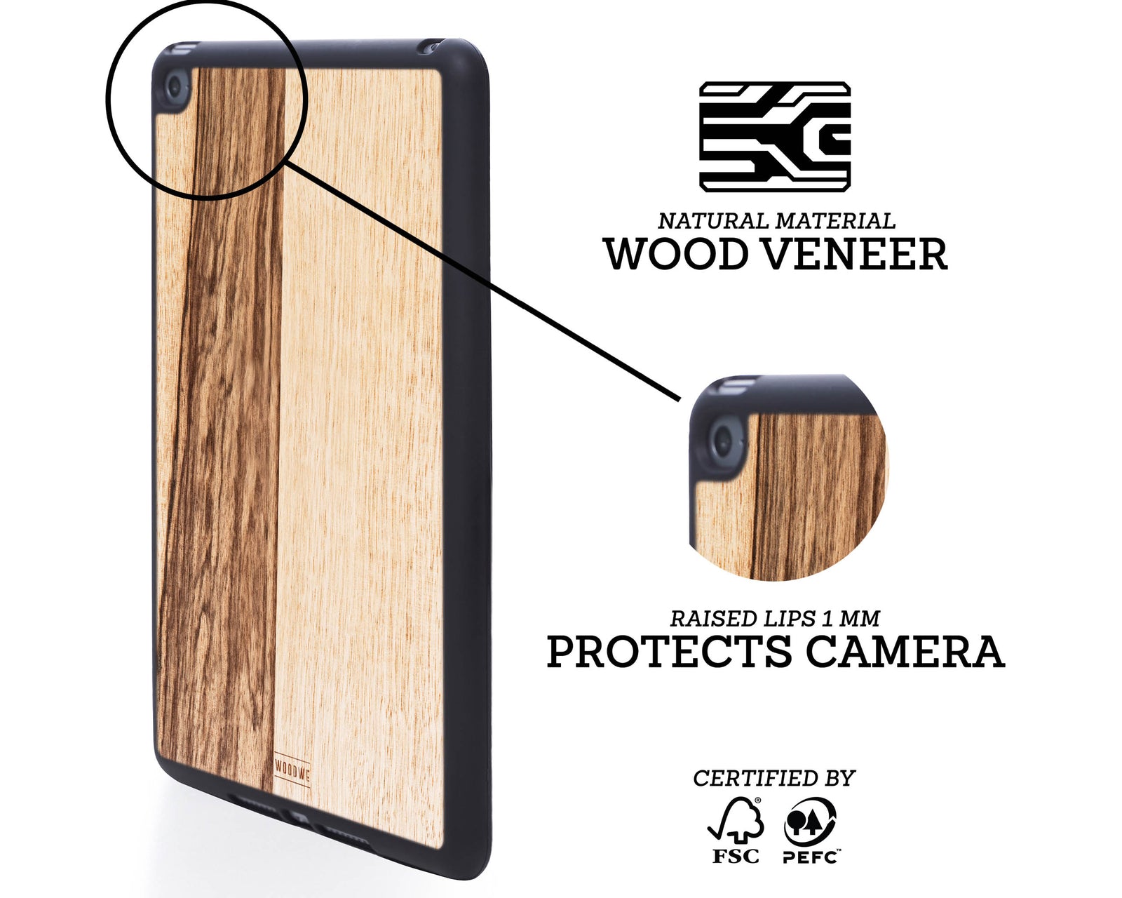 ipad case cover wood protection protective black frake mini air pro