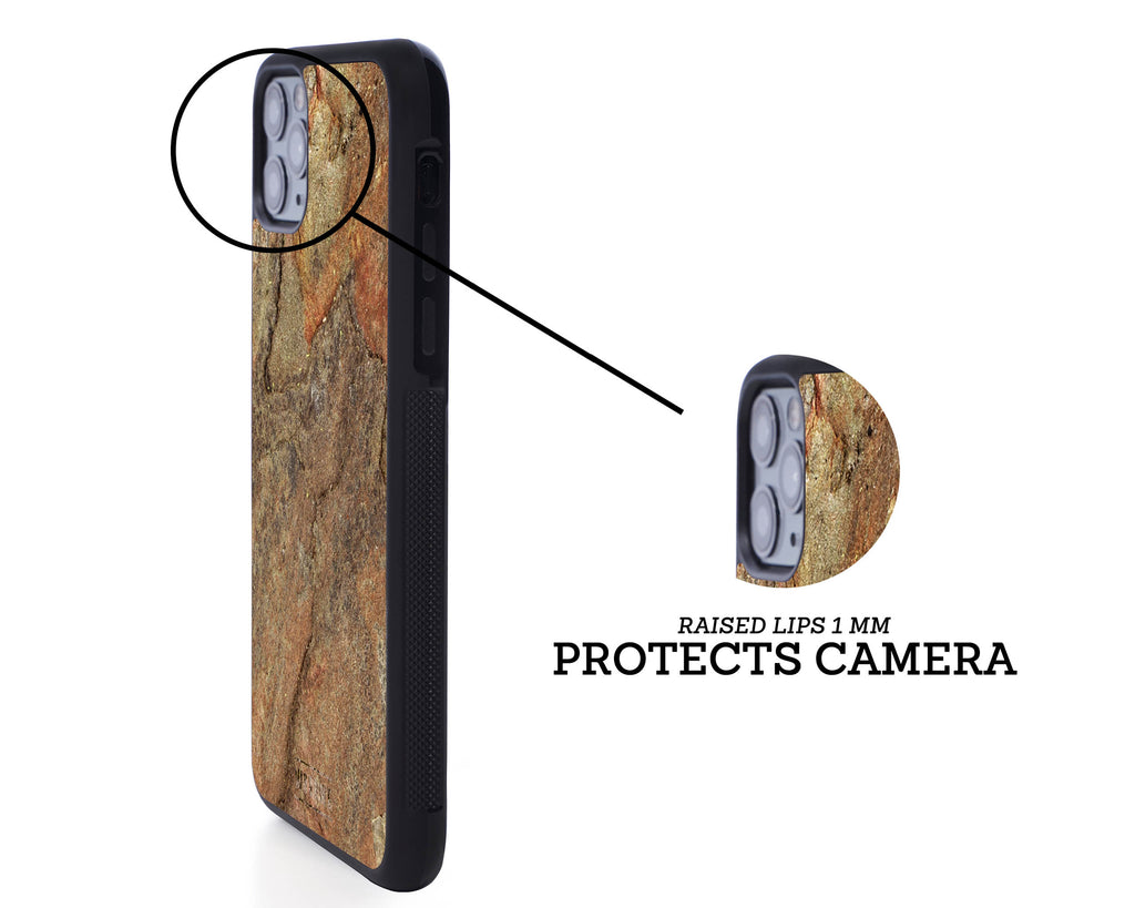 iphone case cover stone protection protective burning forest