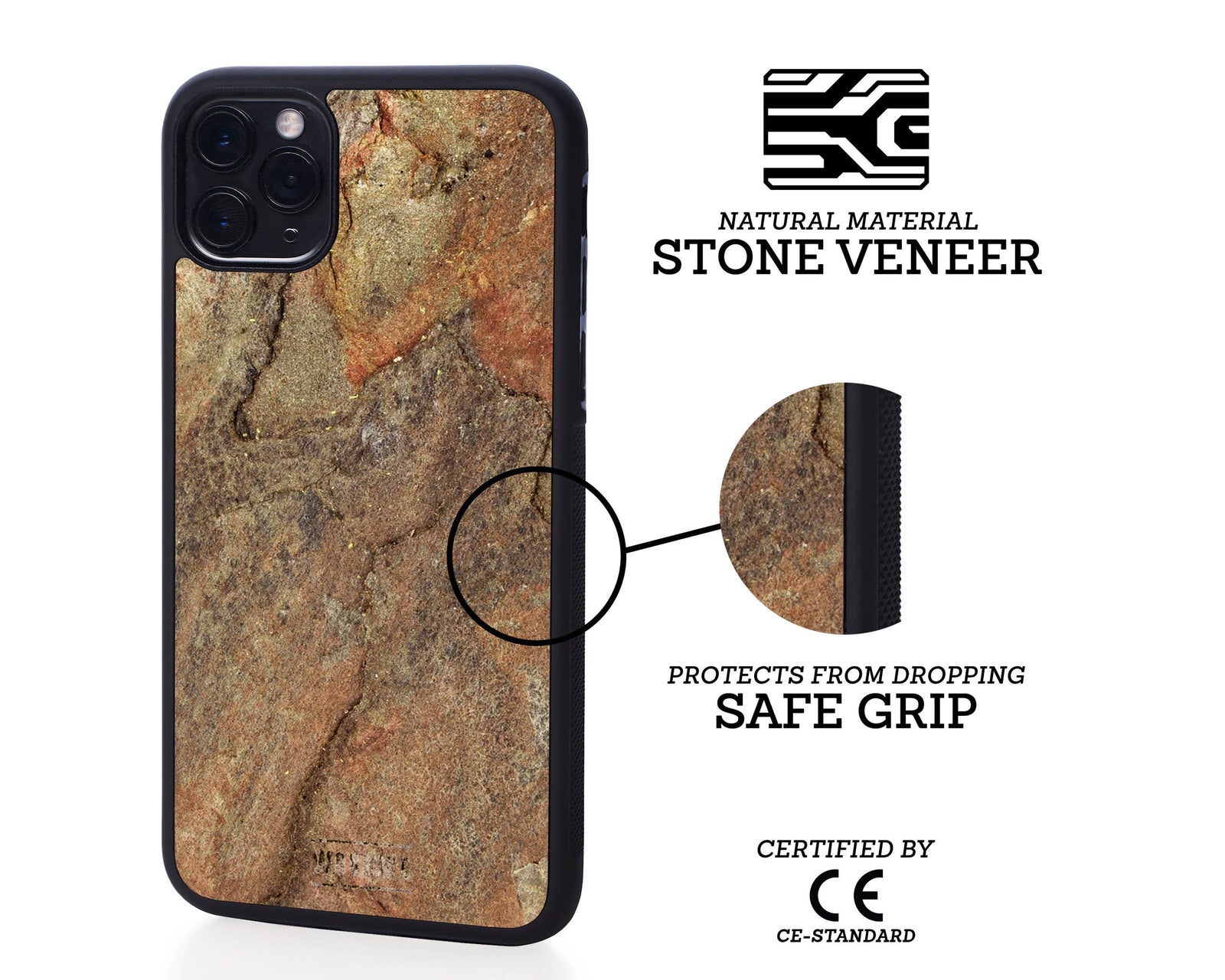 iphone case cover stone protection protective burning forest