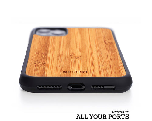 iphone case cover wood protection protective bamboo