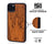 iphone case cover wood protection protective imbuia