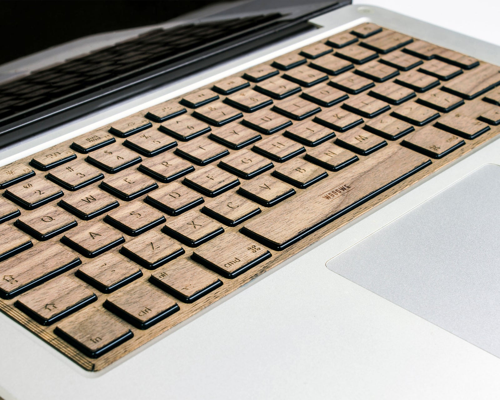 Macbook Wood Keyboard Skin - Walnut