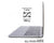 Macbook Skin - Made of Real Stone - Silver Grey