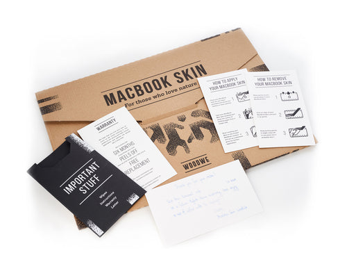 Walnut Branch – Story of Wisdom - Macbook Wood Skin