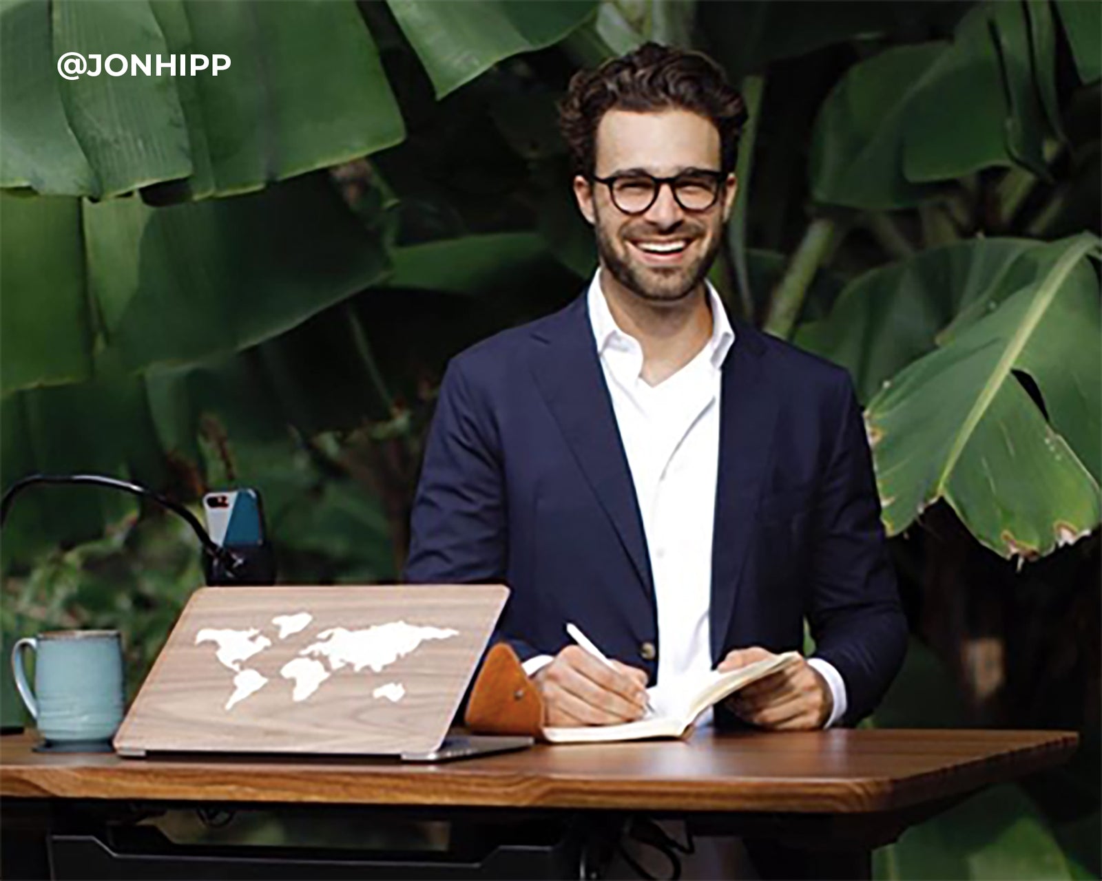 World Map - Macbook Wood Skin